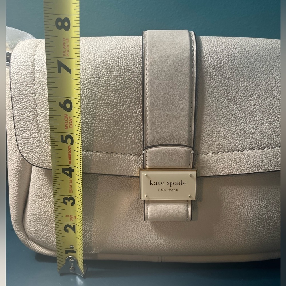 NWT Kate Spade Nouveau Pebbled Leather Flap Bag - Picture 6 of 16